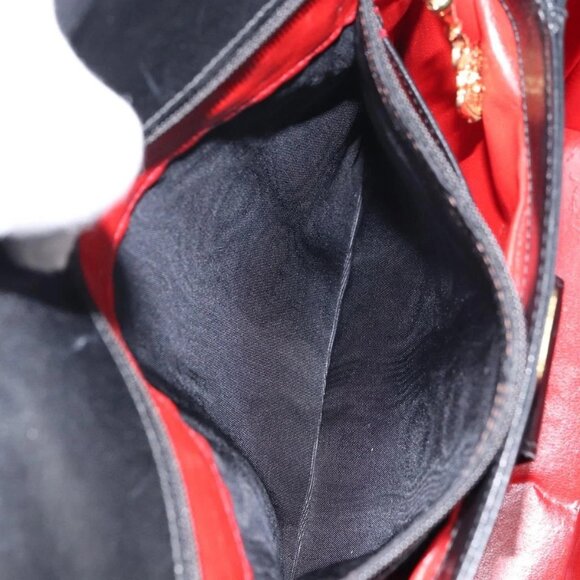 GUCCI Hand Bag Leather Black Gold 406 000 1080 Auth ep12203 - Picture 12 of 15